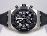 High Quality Audemars Piguet Royal Oak Offshore Copy Watch SS Black Face Luxury Watch
